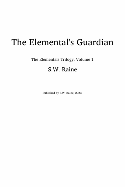 The Elemental's Guardian Cover Image
