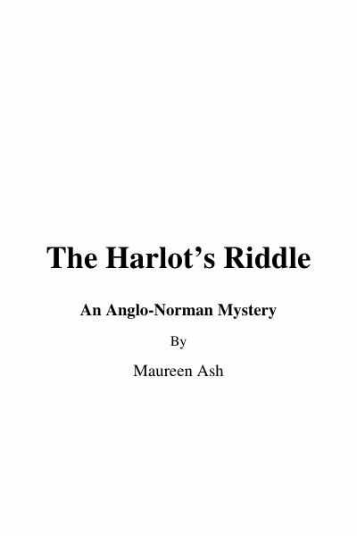 The Harlot's Riddle (Anglo-Norman Mysteries Book 5) Cover Image