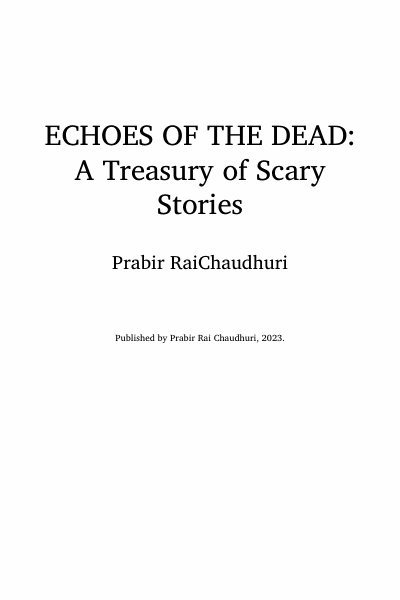 ECHOES OF THE DEAD: A Treasury of Scary Stories Cover Image