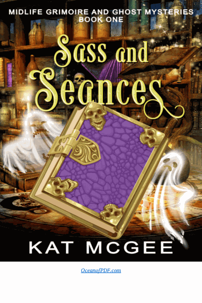 Sass and Seances: A Paranormal Women's Midlife Fiction Novel (Midlife Grimoire and Ghost Mysteries Book 1) Cover Image