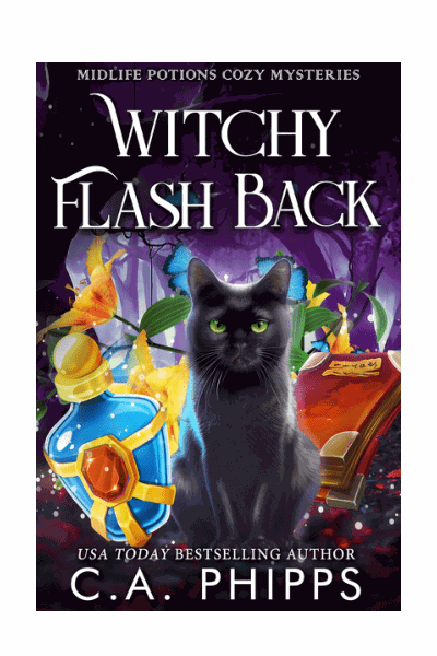 Witchy Flash Back: A Paranormal Cozy Mystery Cover Image