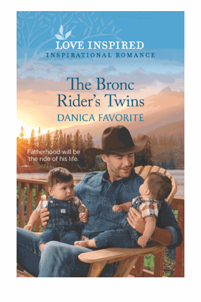 The Bronc Rider's Twins: An Uplifting Inspirational Romance Cover Image