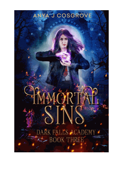 Immortal Sins: A Fantasy Academy Romance Cover Image